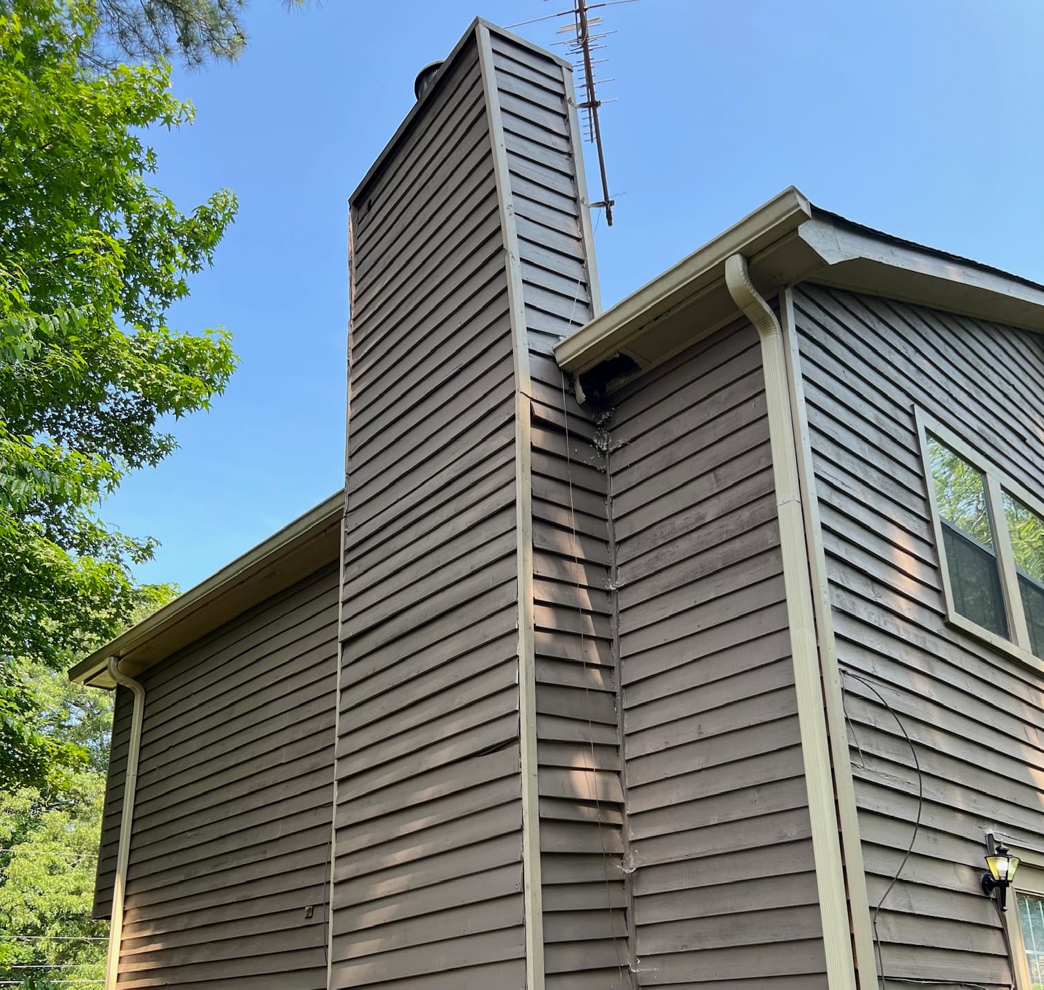 Stunning Chimney Makeover: Before & After New Chimney Repair job