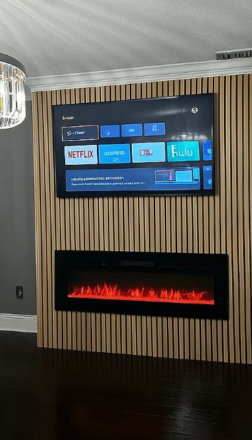 Fireplace Refresh: Before & After New Electric Fireplace Installation